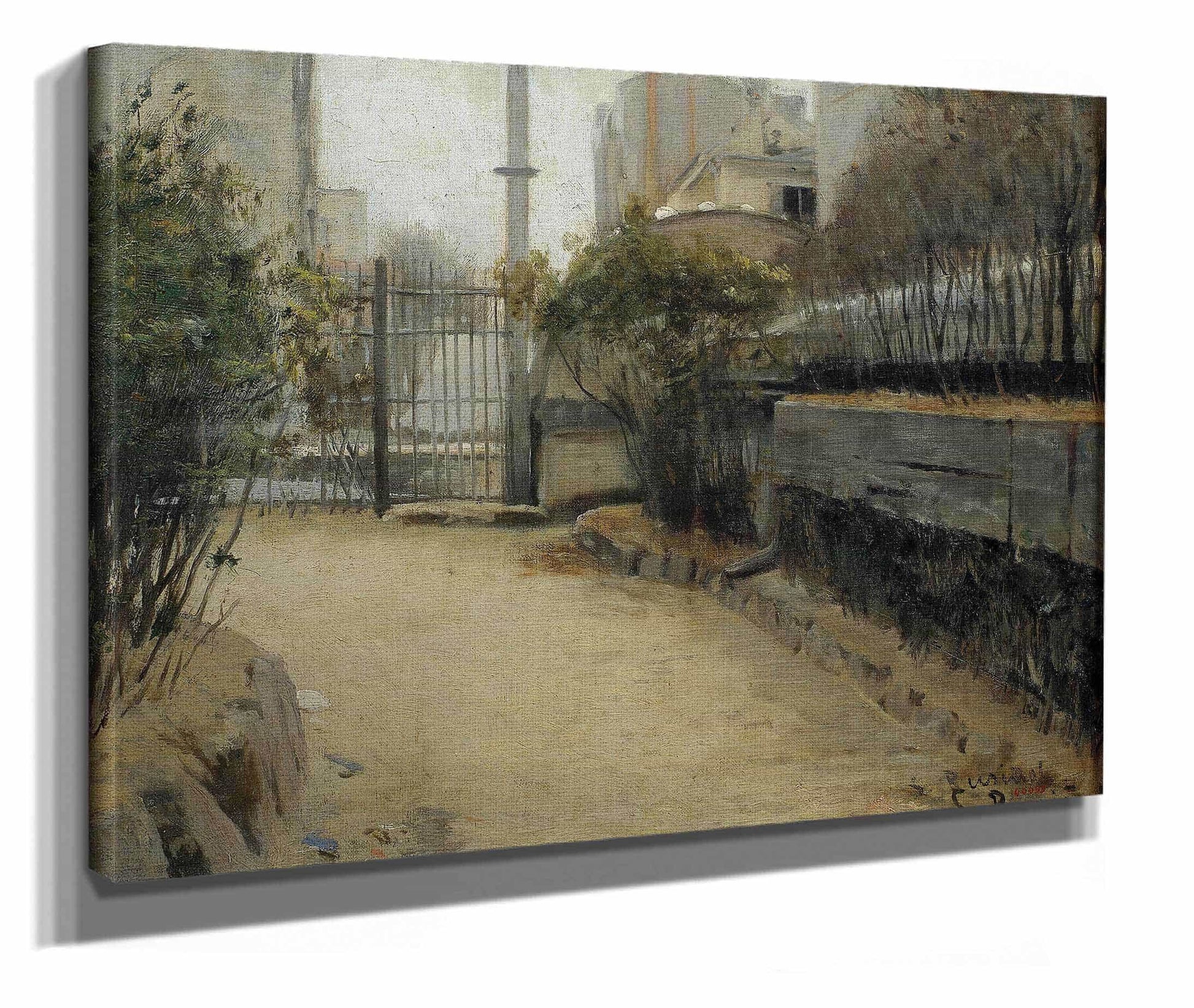 Garden Of Montmartre From Until by Santiago Rusinol