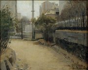 Garden Of Montmartre From Until by Santiago Rusinol