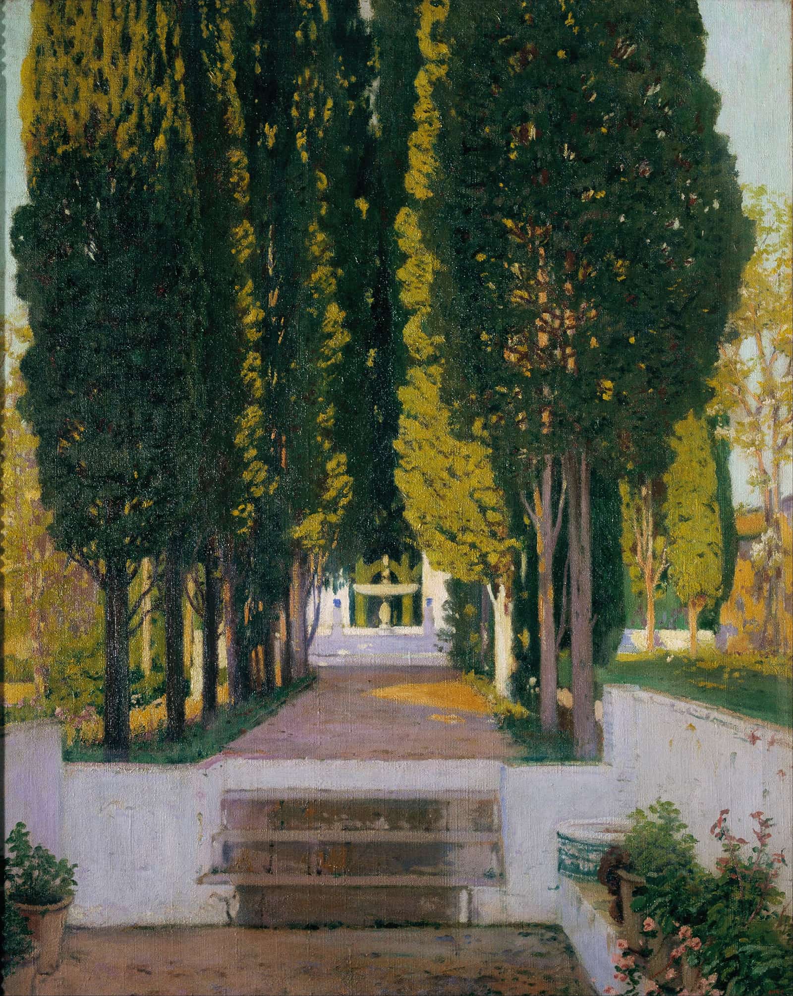 Gardens Of The Generalife by Santiago Rusinol