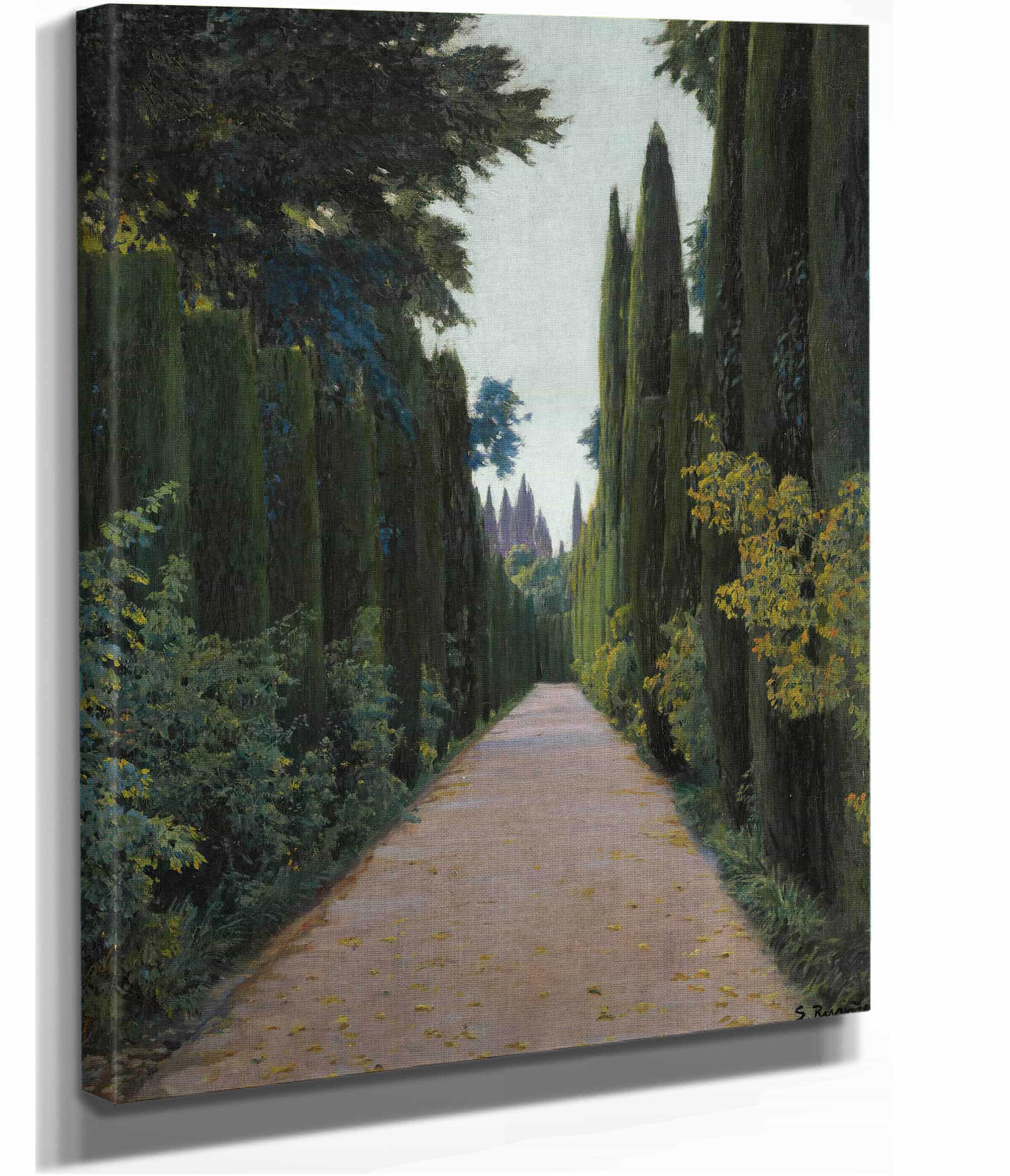 Gardens Of The Generalife Granada by Santiago Rusinol