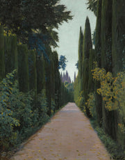 Gardens Of The Generalife Granada by Santiago Rusinol