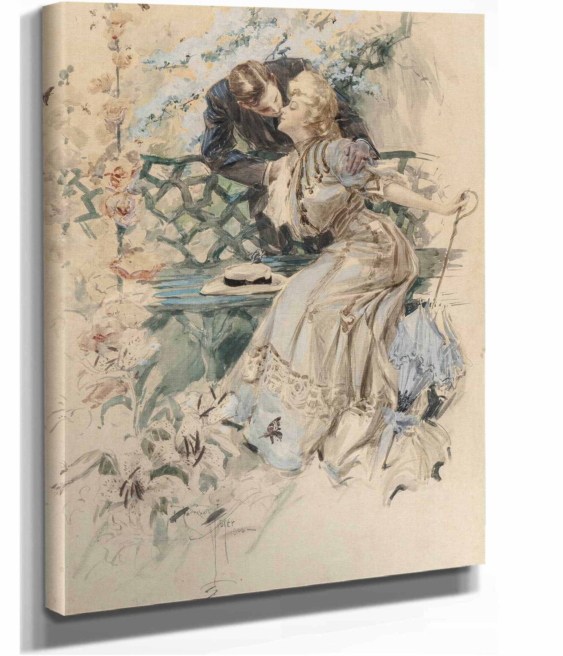 Gathering Honey by Harrison Fisher