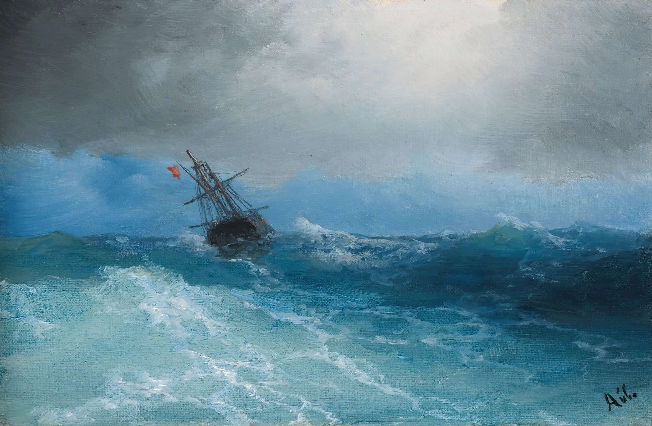 Gathering Storm by Ivan Konstantinovich Aivazovsky