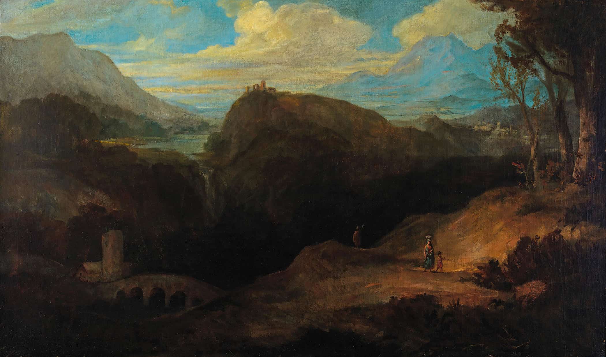 Gebirgslandschaft by Friedrich Von Amerling