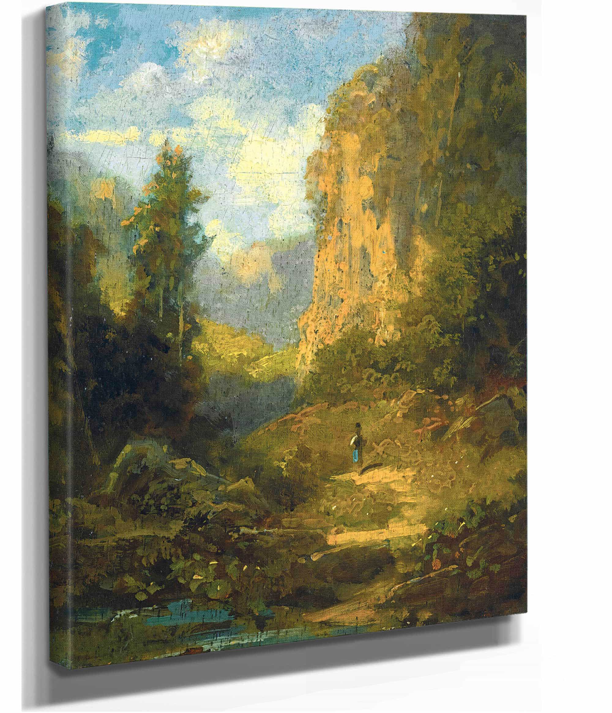 Gebirgslandschaft Mountain Landscape by Carl Spitzweg