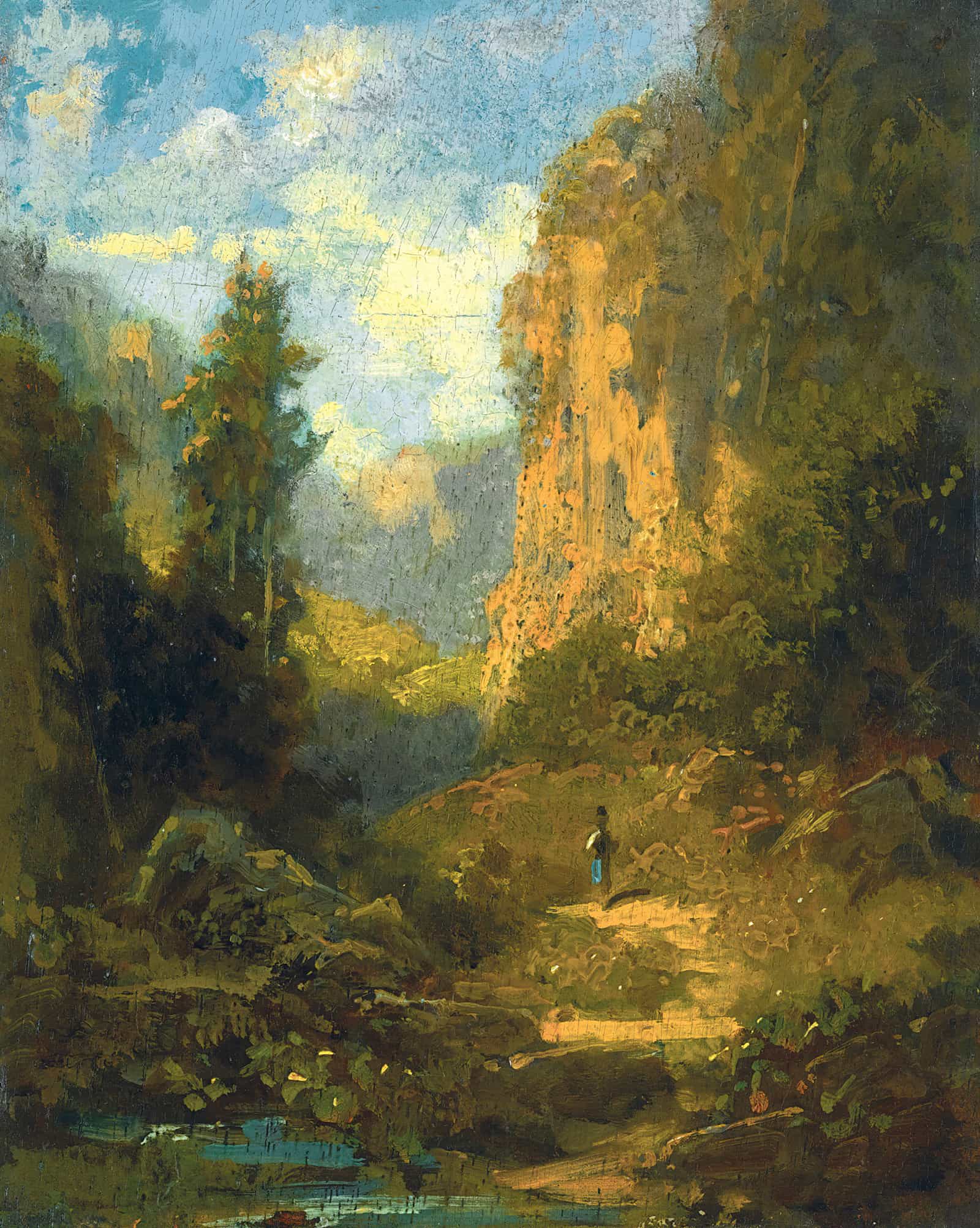 Gebirgslandschaft Mountain Landscape by Carl Spitzweg