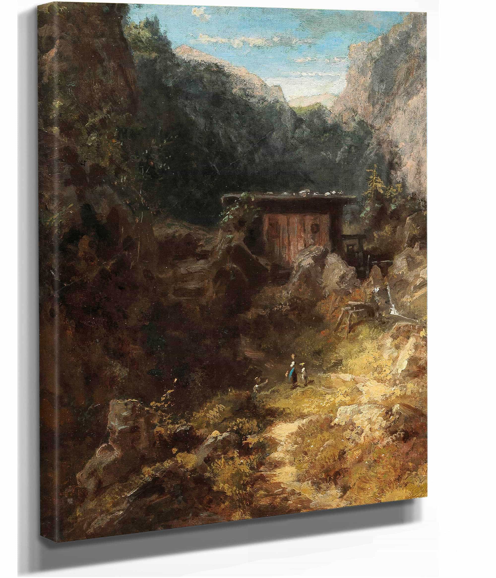 Gebirgsmuhle by Carl Spitzweg