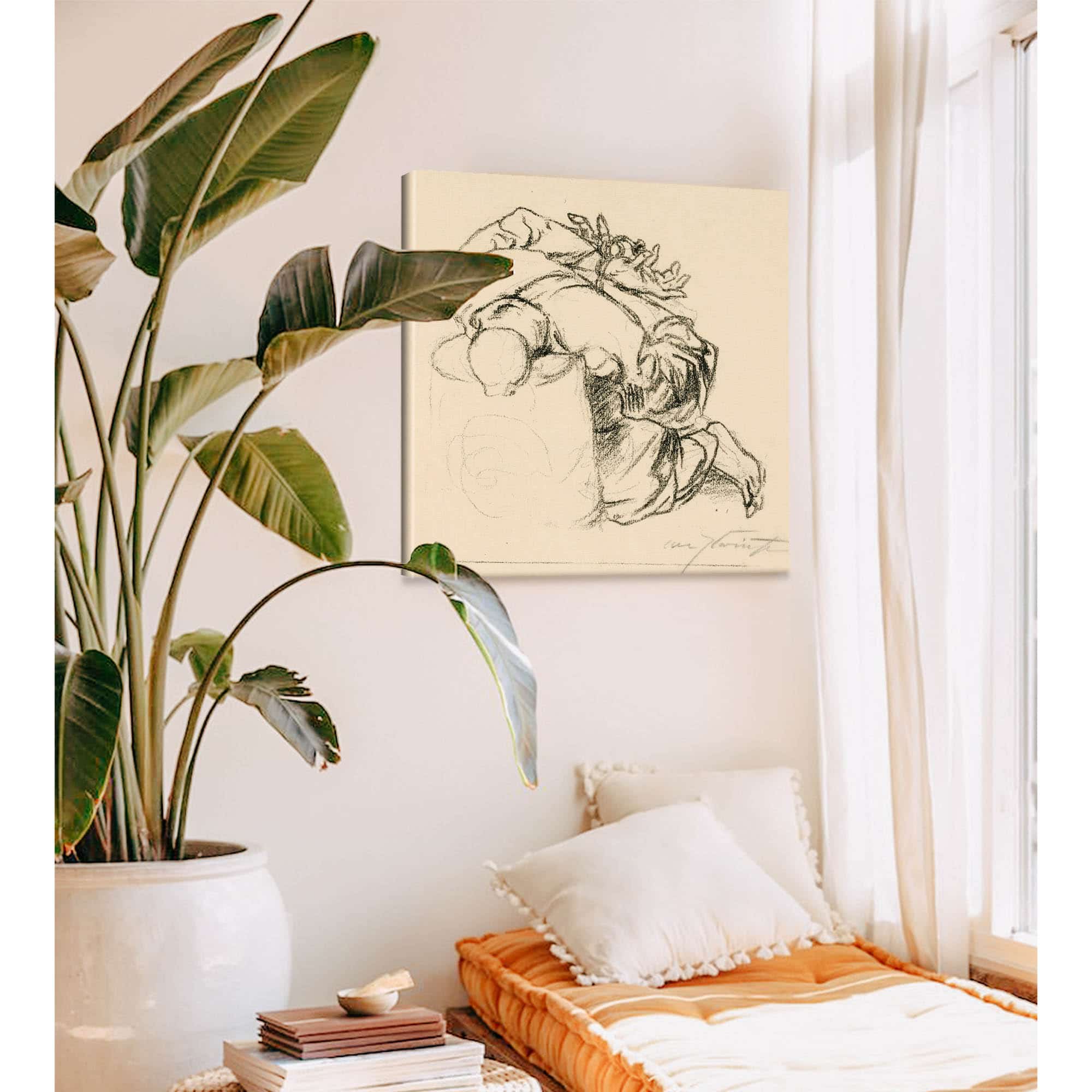 Gefesselte Figur Ev. Isaak by Lovis Corinth