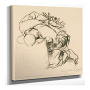 Gefesselte Figur Ev. Isaak by Lovis Corinth