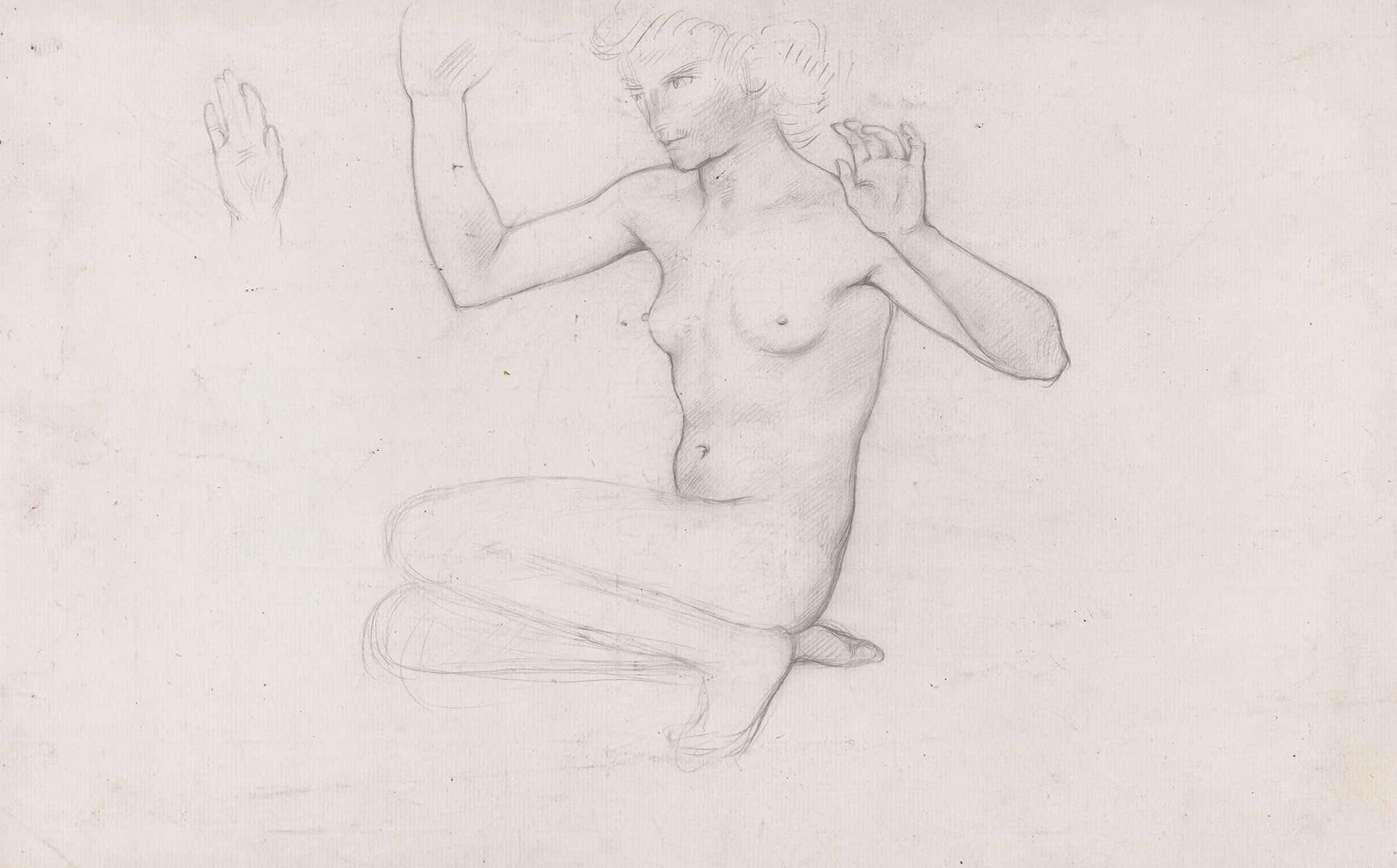 Gehurkte Naakte Vrouw  by Richard Nicolaus Roland Holst