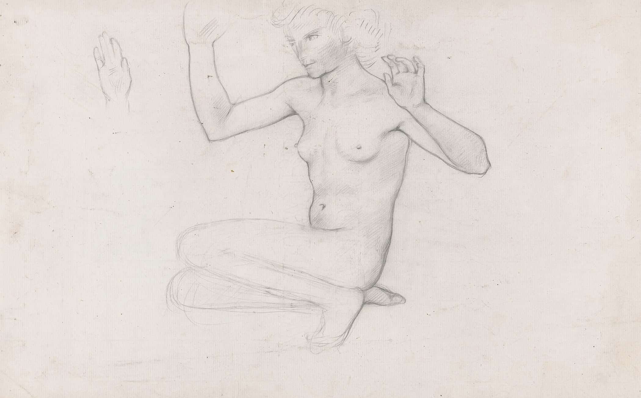 Gehurkte Naakte Vrouw  by Richard Nicolaus Roland Holst