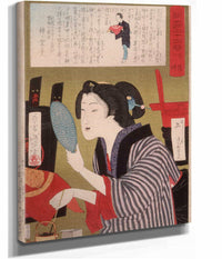 Geisha Blackening Teeth At Pm by Tsukioka Yoshitoshi