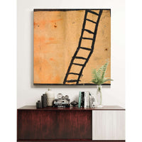 Geknickte Leiter by Egon Schiele