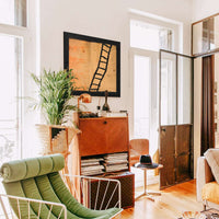 Geknickte Leiter by Egon Schiele