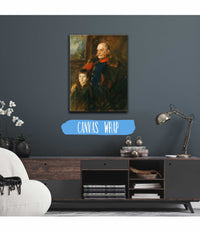 General Von Hartmann Und Sohn Hermann by Franz Von Lenbach