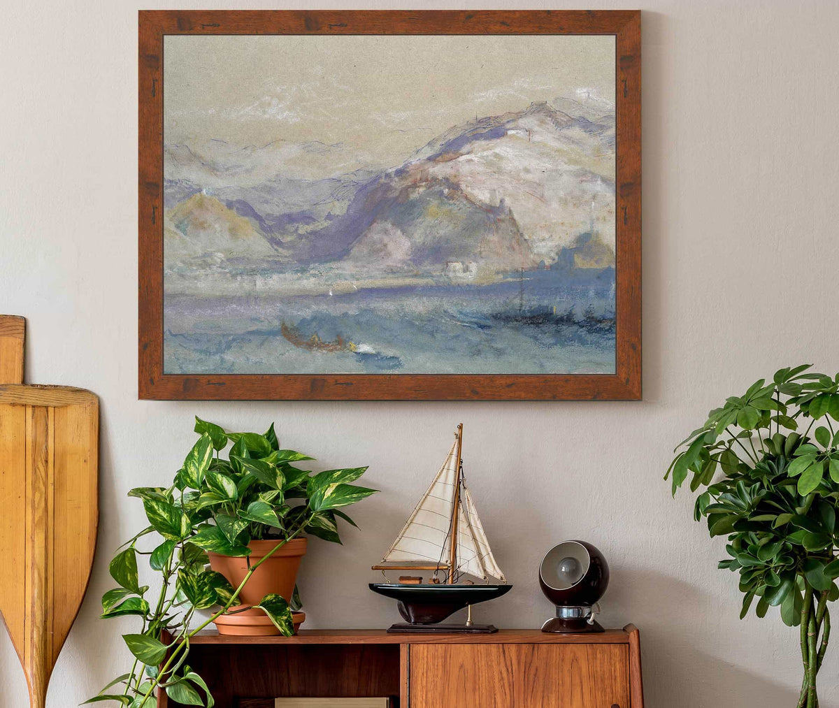 Genoa From The Sea by Joseph Mallord William Turner