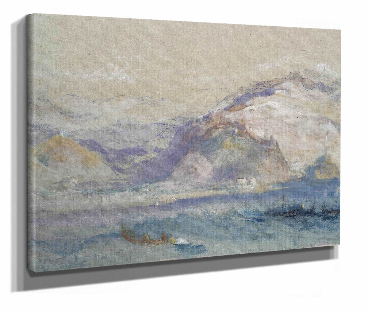 Genoa From The Sea by Joseph Mallord William Turner