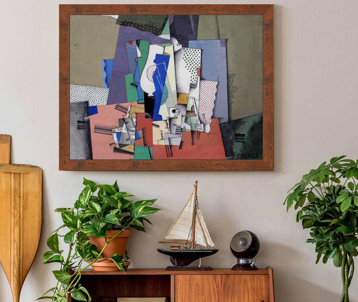 Geometrical Still Life Ii by Georges Valmier