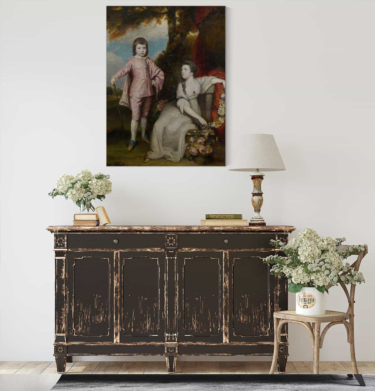 George Capel Viscount Malden   And Lady Elizabeth Capel   by Sir Joshua Reynolds