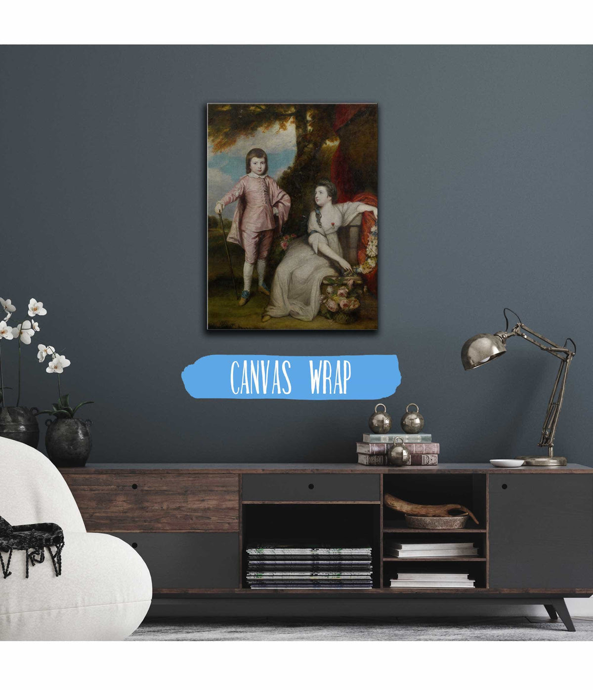 George Capel Viscount Malden   And Lady Elizabeth Capel   by Sir Joshua Reynolds