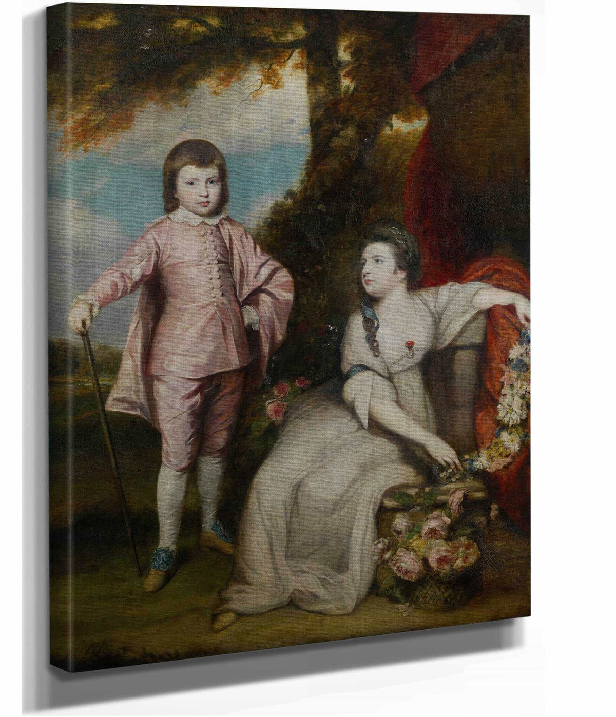 George Capel Viscount Malden   And Lady Elizabeth Capel   by Sir Joshua Reynolds