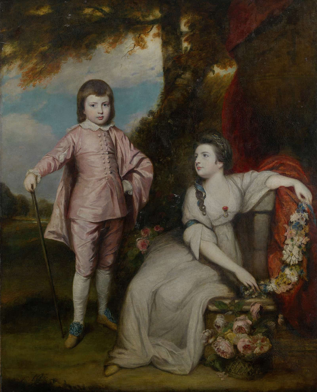 George Capel Viscount Malden   And Lady Elizabeth Capel   by Sir Joshua Reynolds