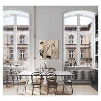 George Kaufman With Jean Dixon And Hugh Oconnell by Ralph Barton