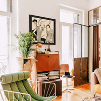 George Kaufman With Jean Dixon And Hugh Oconnell by Ralph Barton