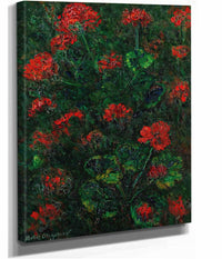 Geraniums by Boris Grigoriev