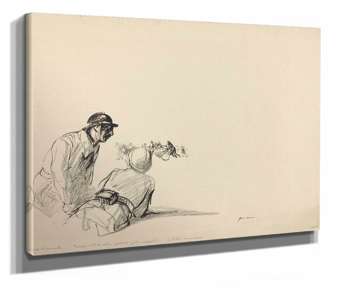 German Advance by Jean Louis Forain