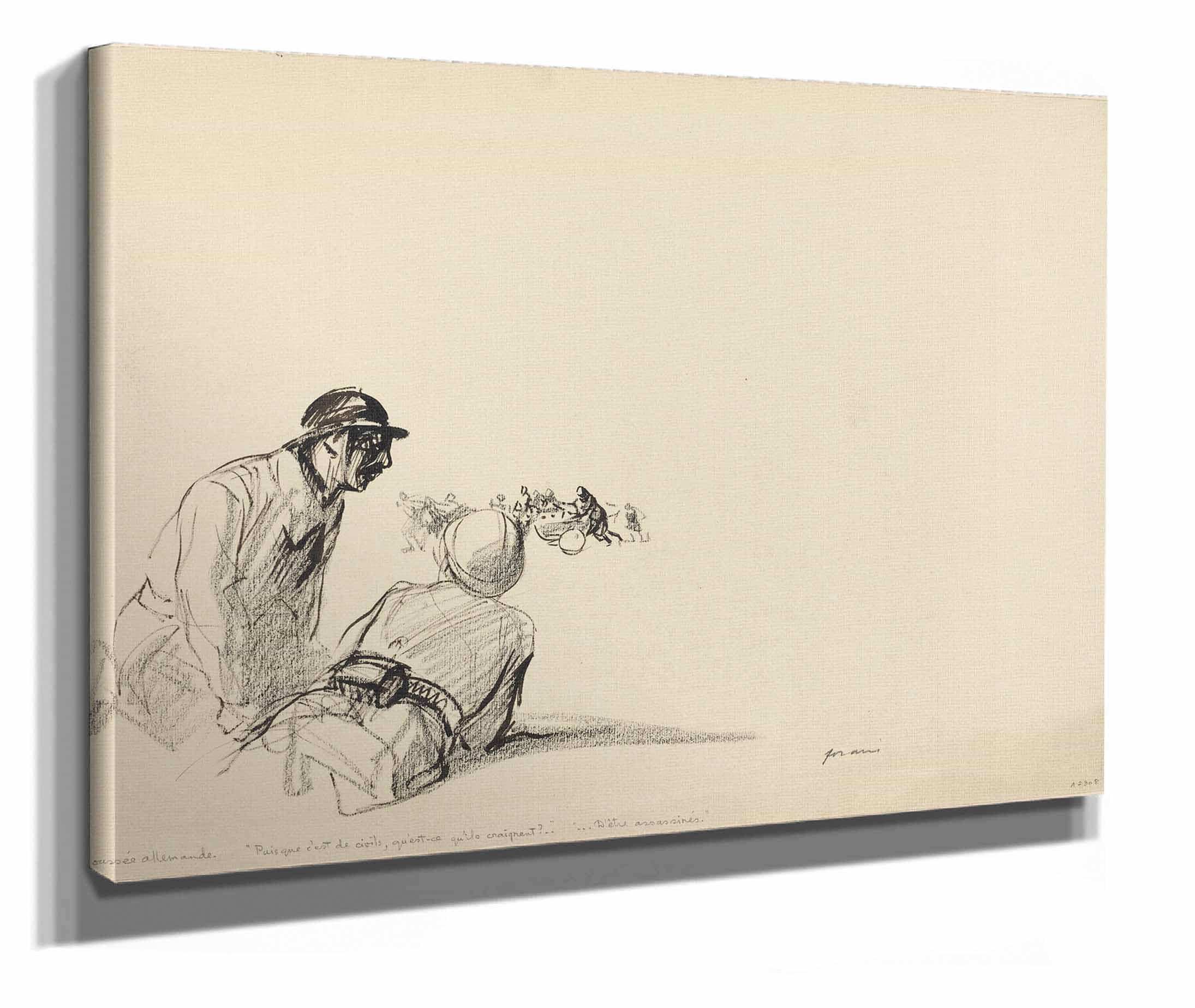 German Advance by Jean Louis Forain