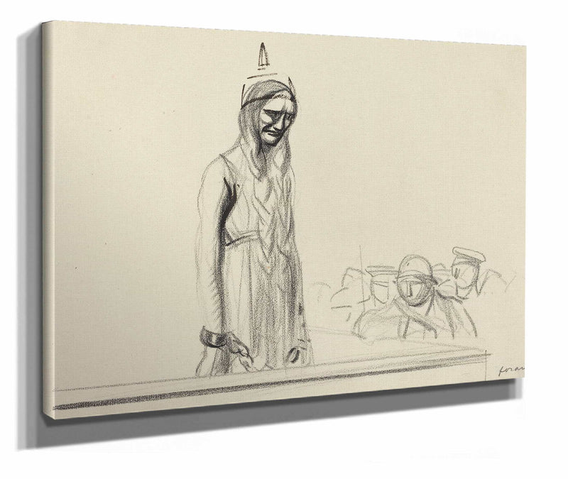 Germania Before The Judges by Jean Louis Forain