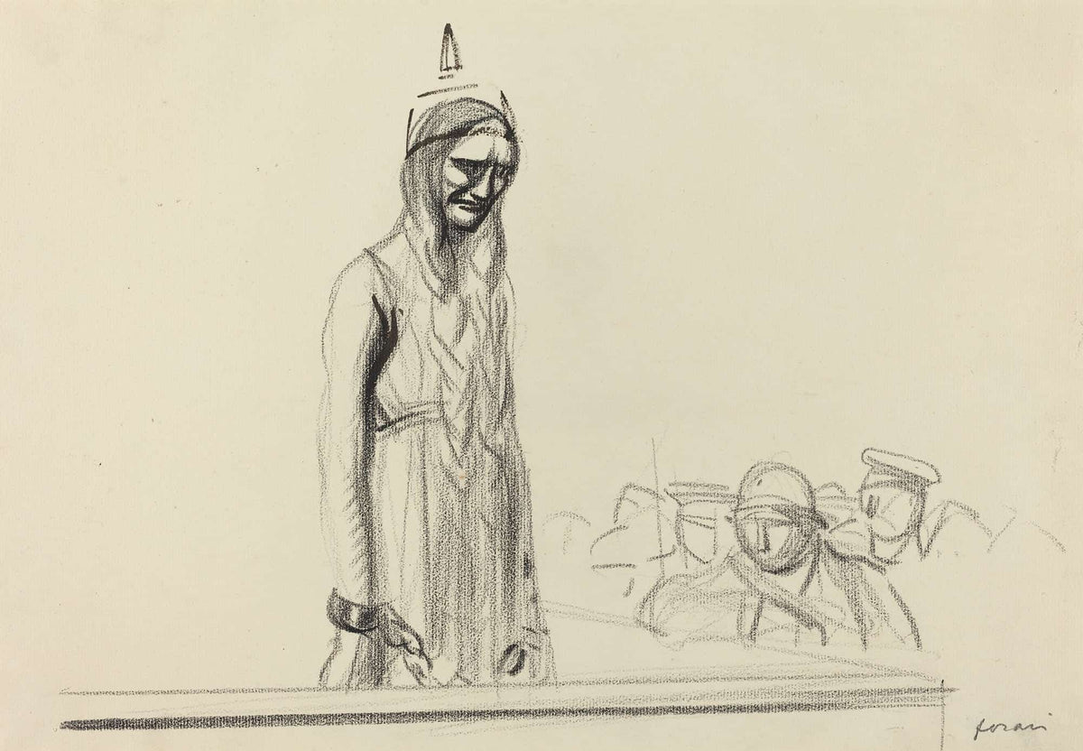 Germania Before The Judges by Jean Louis Forain