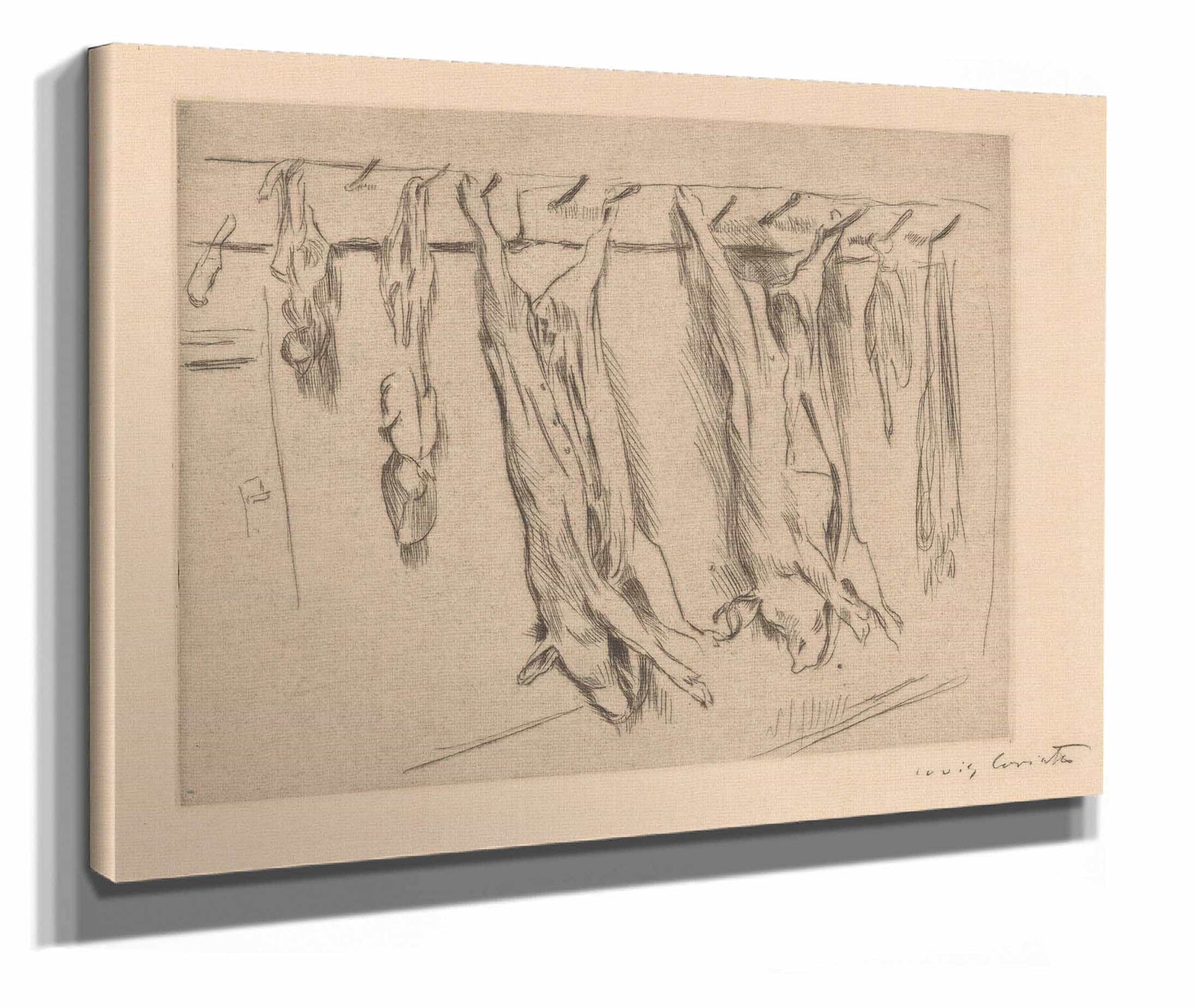 Geslachte Varkens by Lovis Corinth