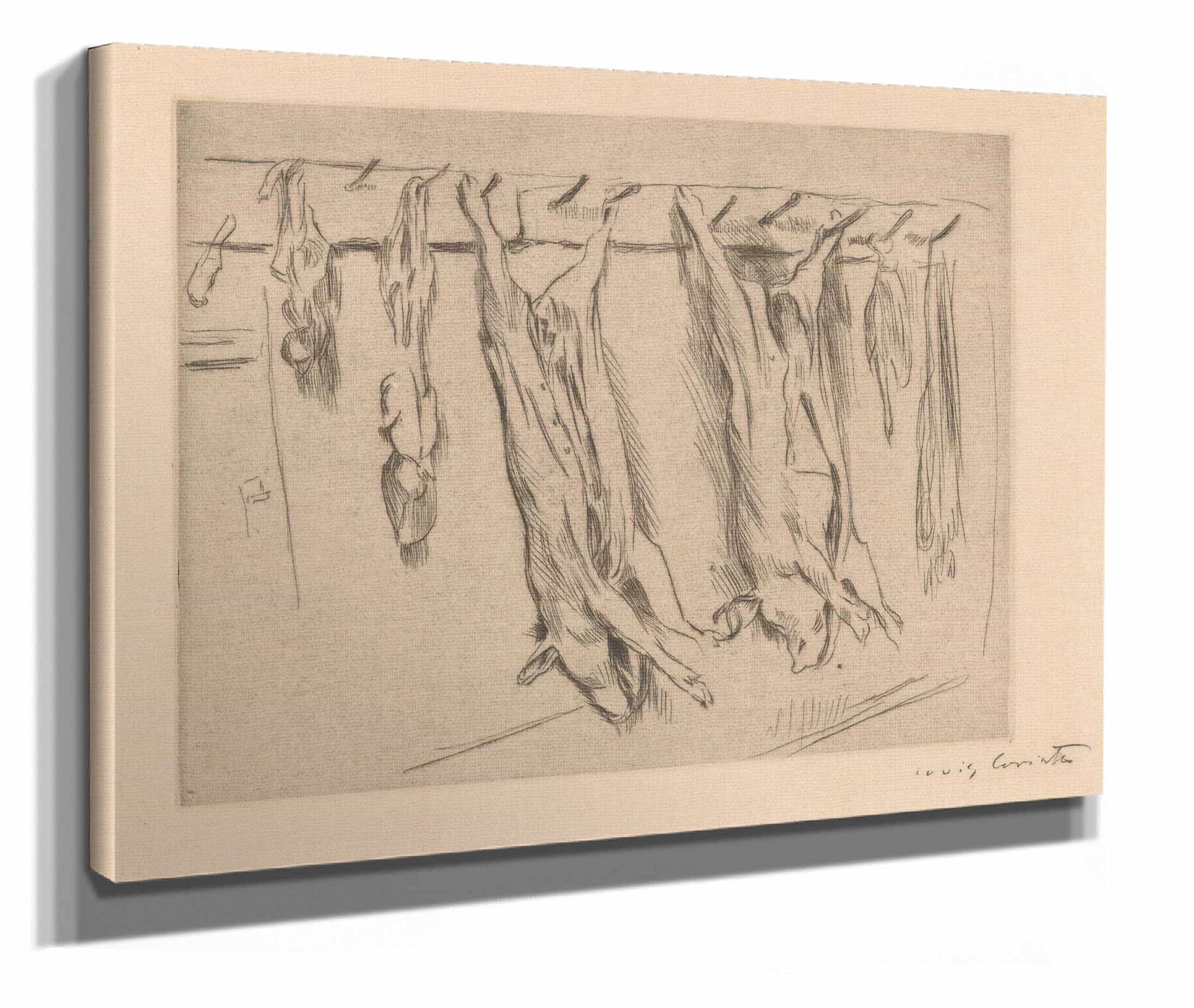 Geslachte Varkens by Lovis Corinth