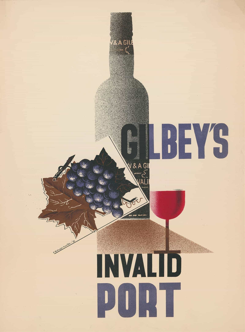 Gilbeys Invalid Port D by Edward Mcknight Kauffer