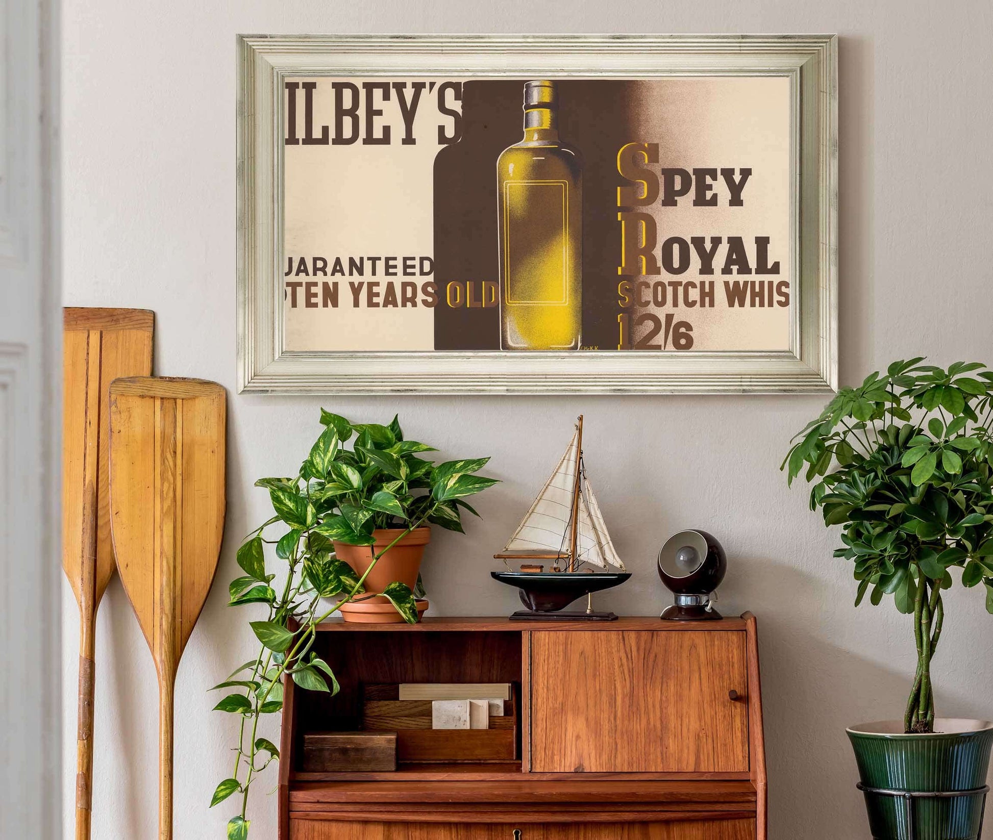 Gilbeys Spey Royal Scotch Whiskey by Edward Mcknight Kauffer