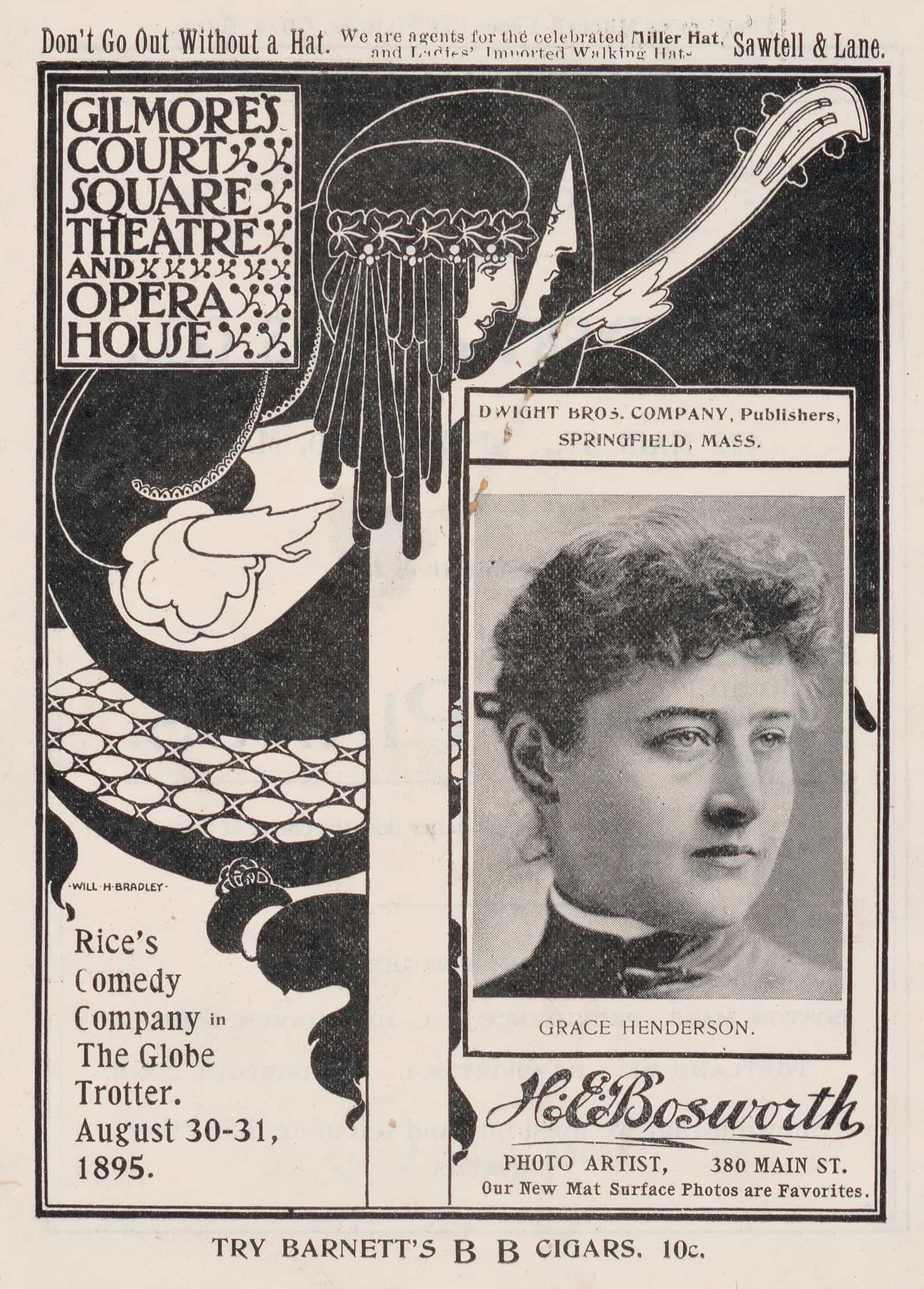 Gilmores Court Square Theatre & Opera House by Will Bradley