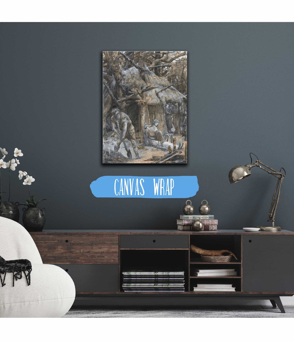 Girard De Roussillon Et Sa Femme Berthe by Luc Olivier Merson