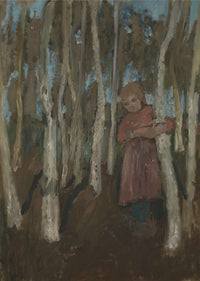 Girl In A Birch Forest by Paula Modersohn Becker