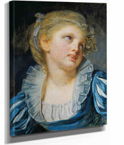 Girl In A Blue Dress by Jean Baptiste Greuze