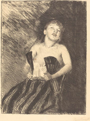 Girl In A Corset Madchen Im Korsett by Lovis Corinth