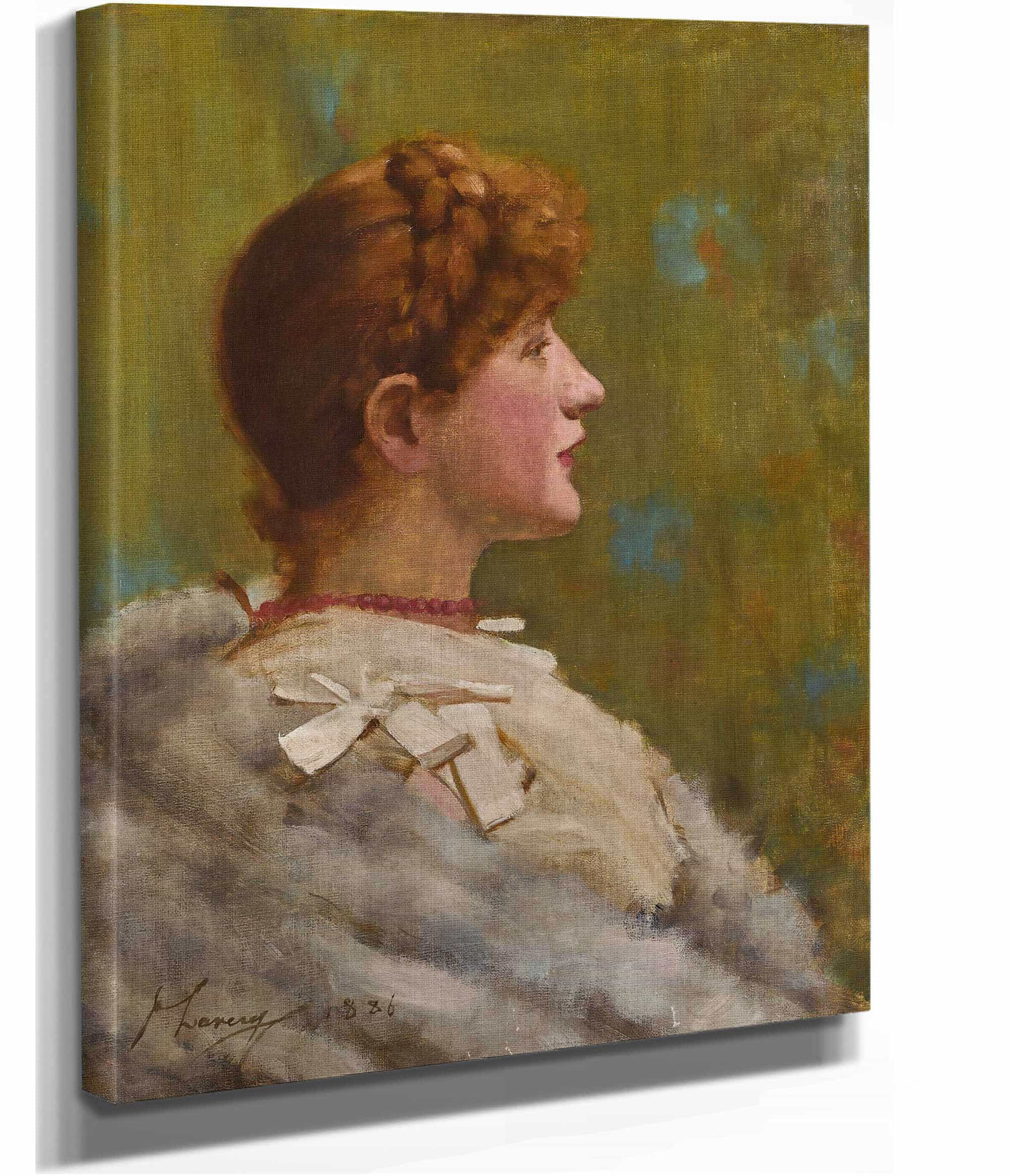 Girl In A Fur Wrap by Sir John Lavery