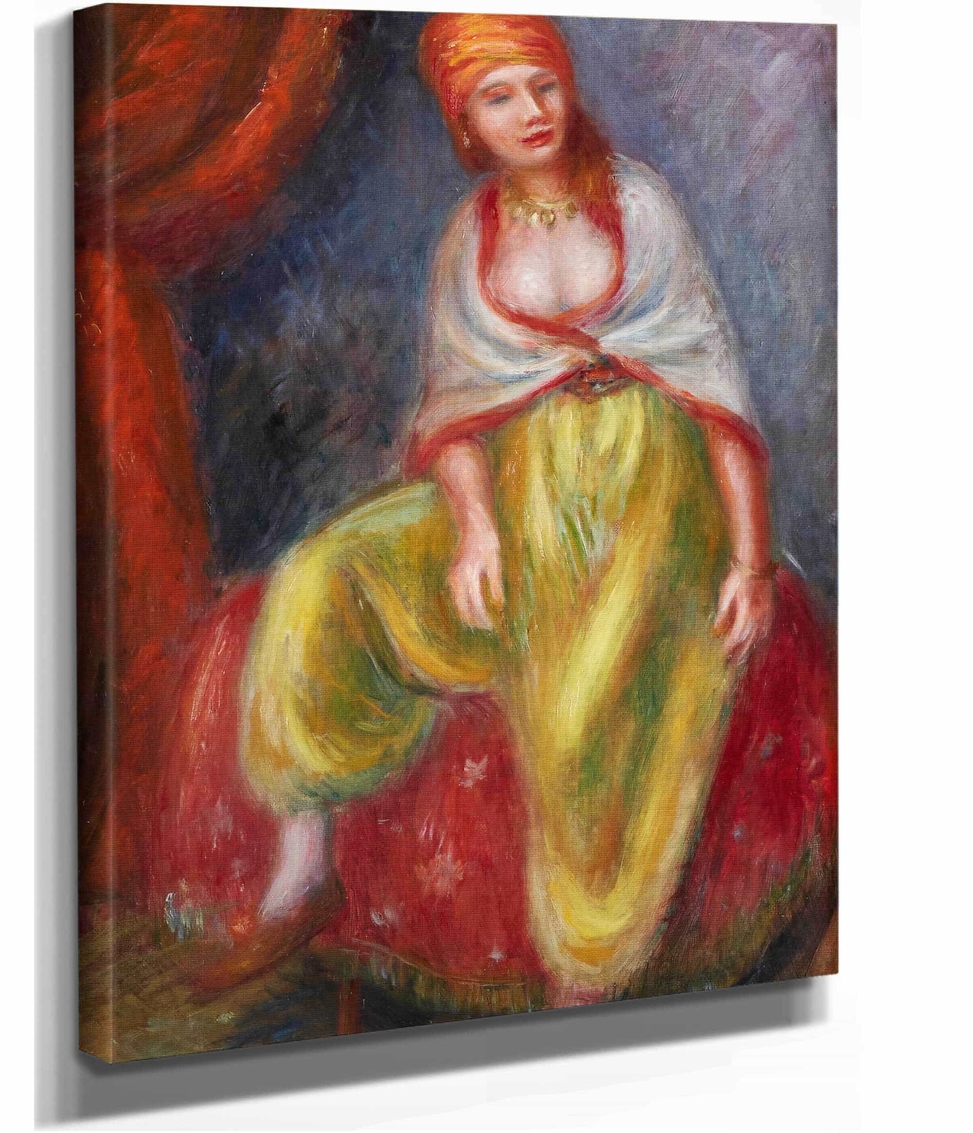 Girl In An Oriental Costume by William James Glackens