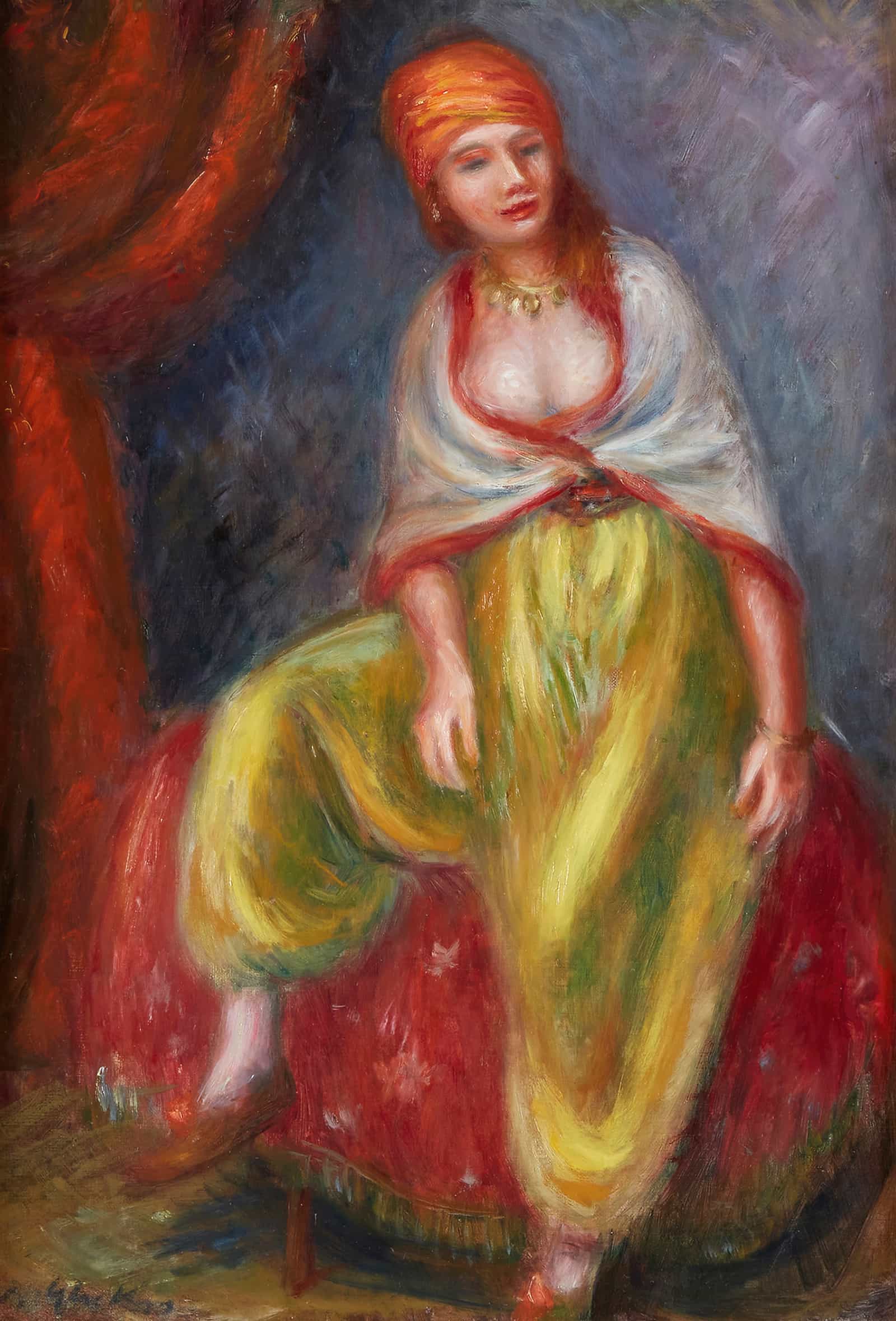 Girl In An Oriental Costume by William James Glackens