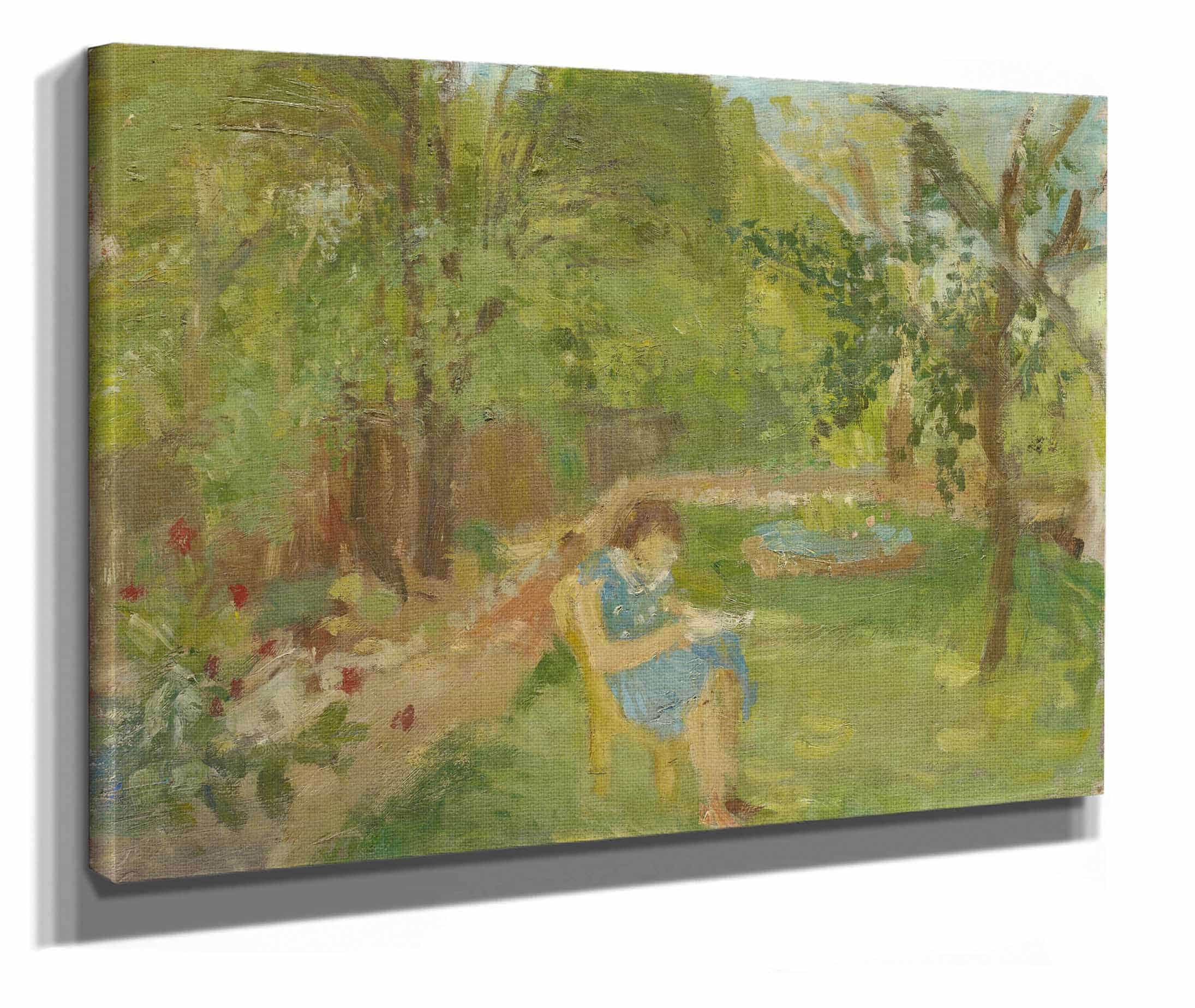 Girl In The Garden by Walter Kurt Wiemken