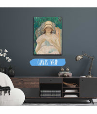 Girl Knitting by Frederick Carl Frieseke