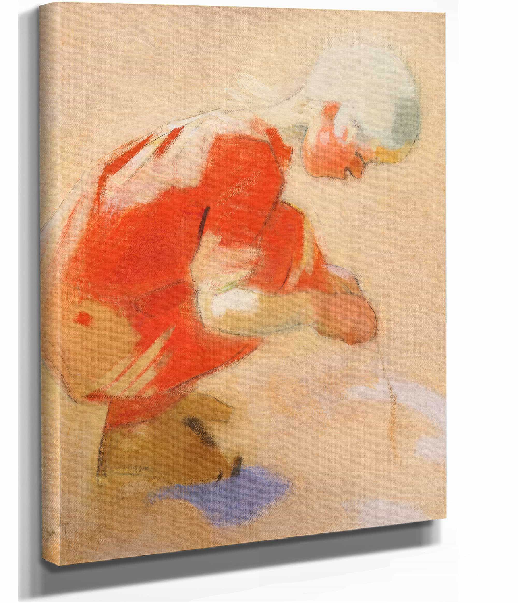 Girl On The Sand by Helene Schjerfbeck