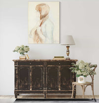 Girl Plaiting Her Hair La Natte by Berthe Morisot