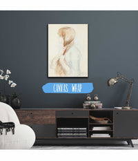 Girl Plaiting Her Hair La Natte by Berthe Morisot